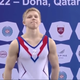 Russian Ivan Kuliak put a “Z” on his leotard in support of the invasion of Ukraine.